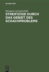 book Streifzüge durch das Gebiet des Schachproblems