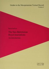 book The Neo-Babylonian Royal Inscriptions: An Introduction