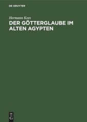 book Der Götterglaube im alten Agypten