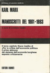 book Manoscritti del 1861-1863