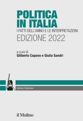 book Politica in Italia. I fatti dell'anno e le interpretazioni. 2022