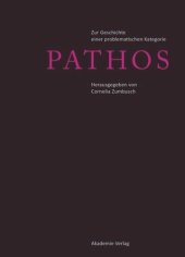 book Pathos: Zur Geschichte einer problematischen Kategorie