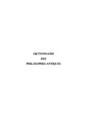 book Dictionnaire des philosophes antiques, Tome 6:  de Sabinillus à Tyrsénos