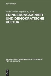 book Erinnerungsarbeit und demokratische Kultur