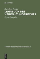 book Lehrbuch des Verwaltungsrechts