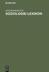 book Soziologie-Lexikon