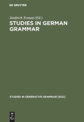 book Studies in German Grammar