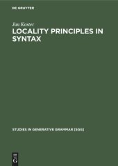 book Locality principles in syntax