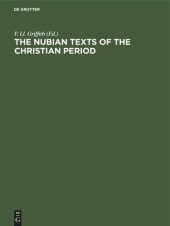 book The Nubian Texts of the Christian Period: Einzelausgabe