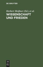 book Wissenschaft und Frieden