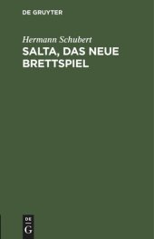 book Salta, das neue Brettspiel: Für Anfänger erläutert