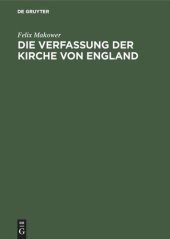 book Die Verfassung der Kirche von England