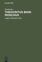 book Theocritus Bion Moschus