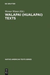 book Walapai (Hualapai) Texts