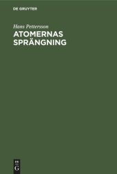 book Atomernas Sprängning: En Studie i modern Alkemi