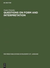 book Questions on Form and Interpretation