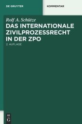 book Das internationale Zivilprozessrecht in der ZPO