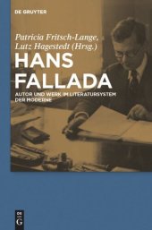 book Hans Fallada: Autor und Werk im Literatursystem der Moderne