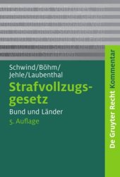 book Strafvollzugsgesetz: Bund und Länder