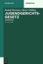 book Jugendgerichtsgesetz: Kommentar