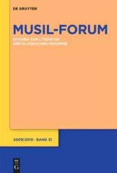 book Musil-Forum: Band 31 2009/2010