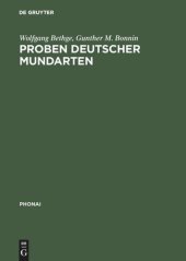 book Proben deutscher Mundarten