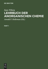 book Lehrbuch der Anorganischen Chemie: Mit einem Anhang: Chemiegeschichte