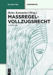 book Maßregelvollzugsrecht: Kommentar