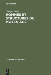 book Hommes et structures du Moyen âge: Recueil d’articles