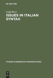 book Issues in Italian Syntax