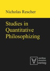 book Studies in Quantitative Philosophizing