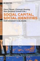 book Social Capital, Social Identities: From Ownership to Belonging