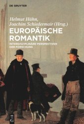 book Europäische Romantik: Interdisziplinäre Perspektiven der Forschung