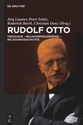 book Rudolf Otto: Theologie - Religionsphilosophie - Religionsgeschichte