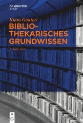 book Bibliothekarisches Grundwissen