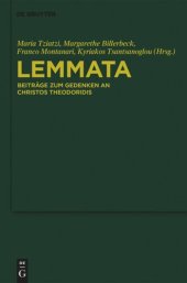 book Lemmata: Beiträge zum Gedenken an Christos Theodoridis