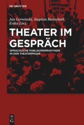 book Theater im Gespräch: Sprachliche Publikumspraktiken in der Theaterpause