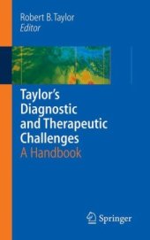 book Taylor's Diagnostic and Therapeutic Challenges: A Handbook