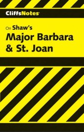 book Cliffsnotes Major Barbara & St. Joan