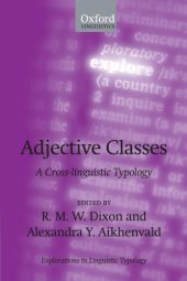 book Adjective Classes: A Cross-Linguistic Typology 