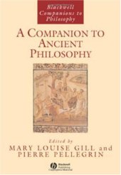 book A Companion to Ancient Philosophy 