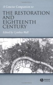 book A Concise Companion to the Restoration and Eighteenth Century 