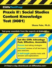 book CliffsTestPrep Praxis II: Social Studies Content Knowledge Test 