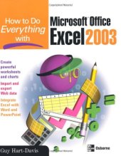 book How to Do Everything with Microsoft Office Excel 2003 