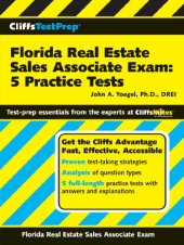 book CliffsTestPrep Florida Real Estate Sales Associate Exam: 5 Practice Tests