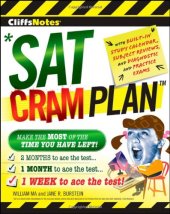 book CliffsNotes SAT Cram Plan 