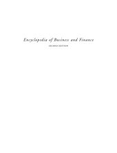 book Encyclopedia of Business & Finance