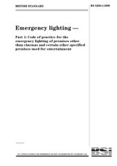 book Emergency Lighting BS 5266-1