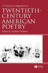 book A Concise Companion to Twentieth-Century American Poetry 