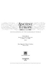 book An Encyclopedia of the Barbarian World Ancient Europe, 8000 B.C. to A.D. 1000